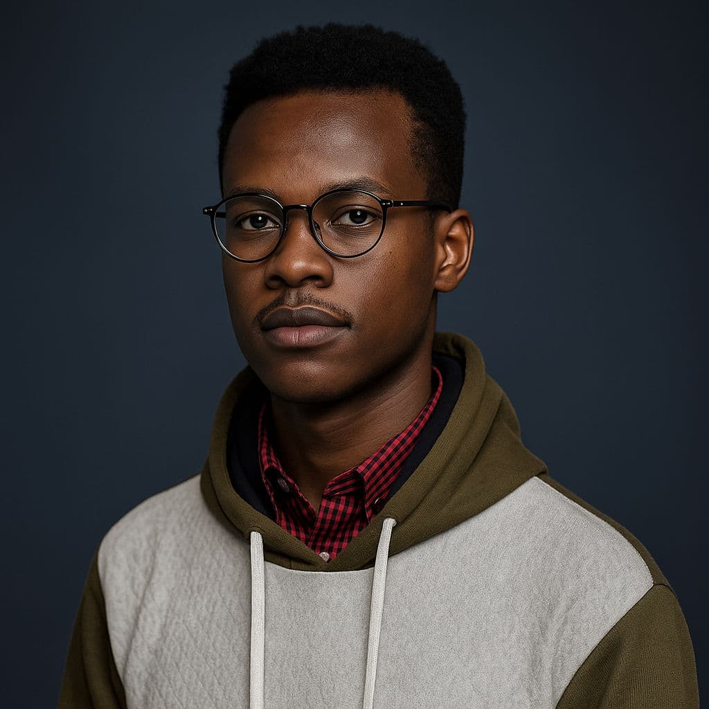 Khalil Abdel Majeed working on a project